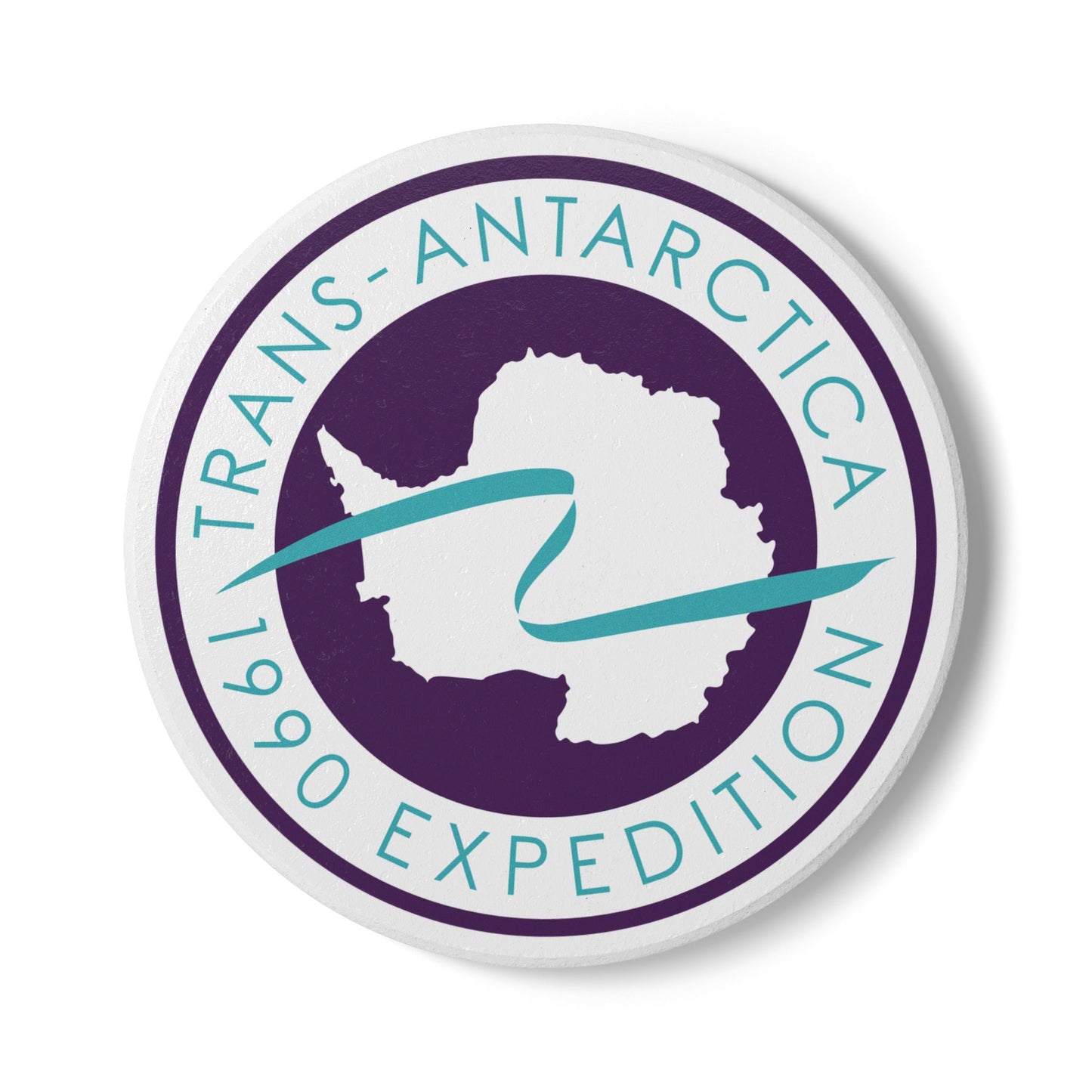Trans-Antarctica Expedition Ceramic Coaster